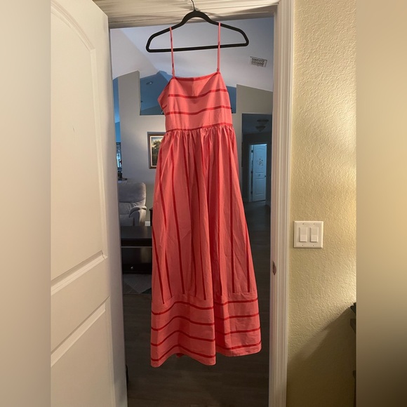 🩷NWT🩷NEVER WORN🩷Pink Striped Maxi Dress🩷 - Picture 3 of 4